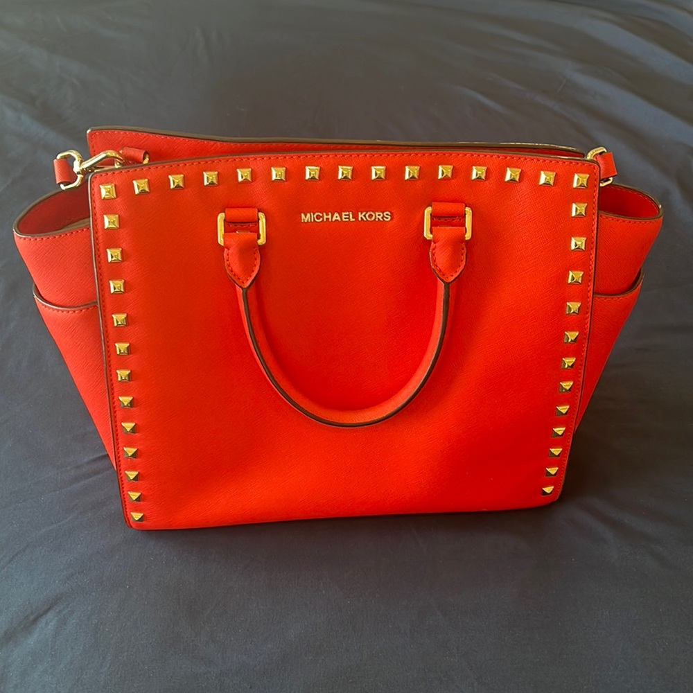 Authentic Michael Kors Selma Stud Satchel